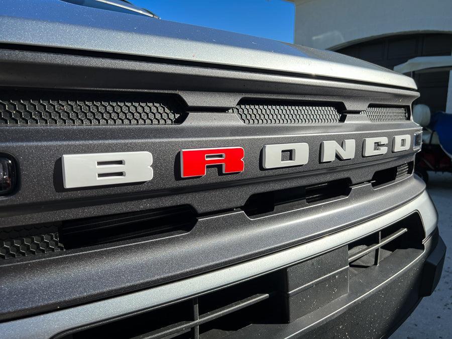 R Grille Overlay - 2021+ Bronco – StickerFab