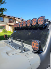 KC HiLITES Flex Era 4 Light Cover Overlays - Universal - StickerFab