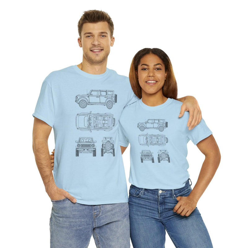 6th Gen Blueprints Shirt - StickerFab