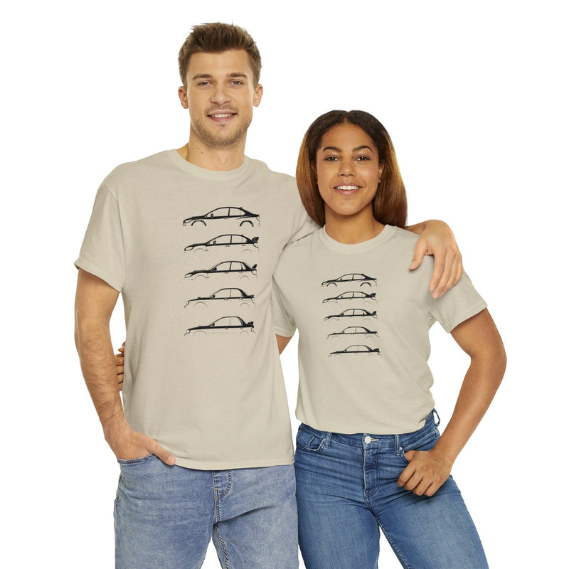 Subie Sedans Silhouette Shirt - WRX - StickerFab