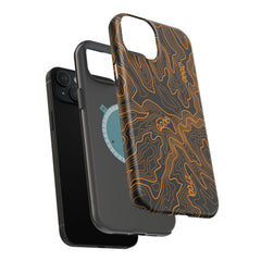 iPhone Magsafe Case - Badlands Topographic Design