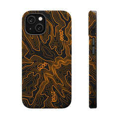 iPhone Magsafe Case - Badlands Topographic Design