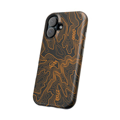 iPhone Magsafe Case - Badlands Topographic Design