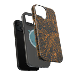 iPhone Magsafe Case - Badlands Topographic Design