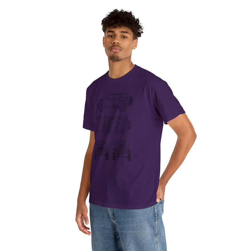 6th Gen Blueprints Shirt - StickerFab