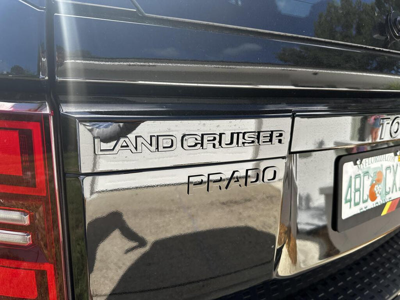 "PRADO" LC 250 Acrylic Laser Series Tailgate Badge - 2024+ Land Cruiser