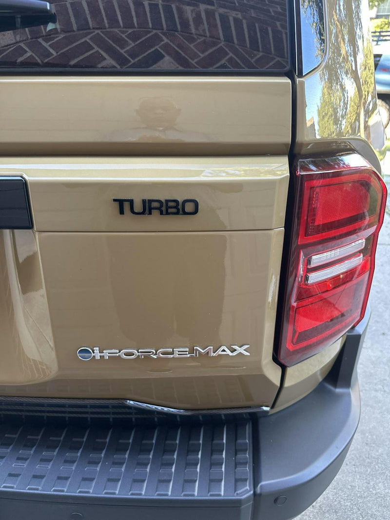 "TURBO" LC 250 Acrylic Laser Series Tailgate Badge - 2024+ Land Cruiser