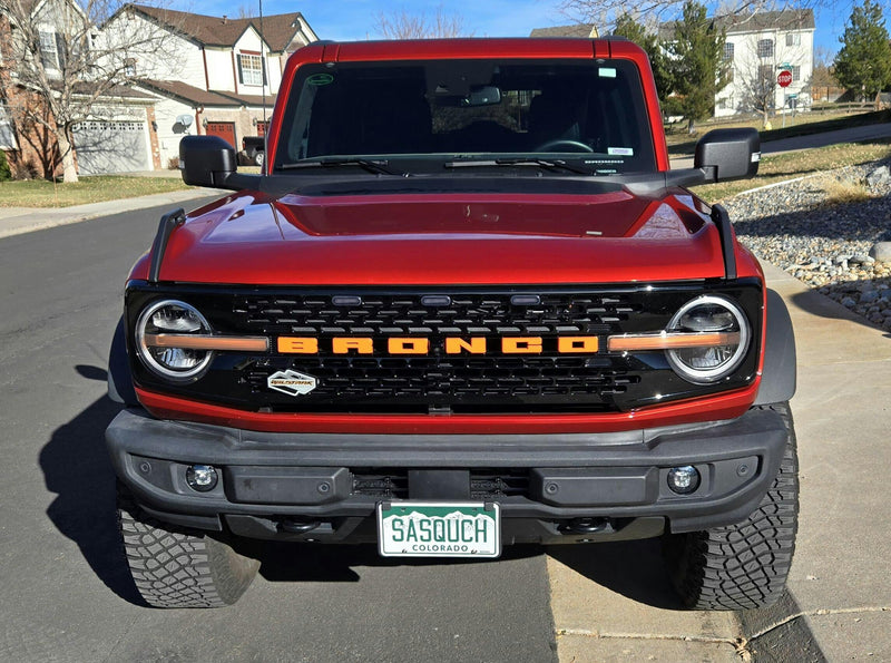 Printed Series  Signature DRL Bar Overlays - 2021+ Bronco (Signature Headlights)