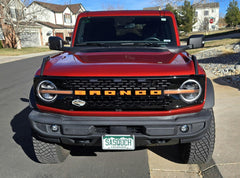 Printed Series  Signature DRL Bar Overlays - 2021+ Bronco (Signature Headlights)