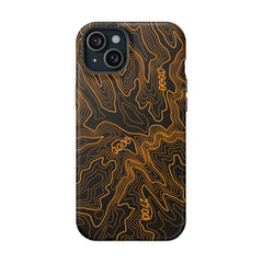 iPhone Magsafe Case - Badlands Topographic Design