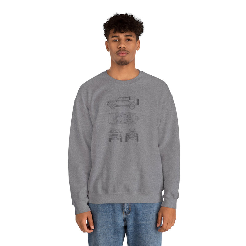 6th Gen Blueprints Sweatshirt