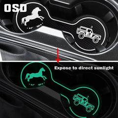 OSD Cup Holder Insert (Rubber Mat) - 2021+ Bronco - StickerFab