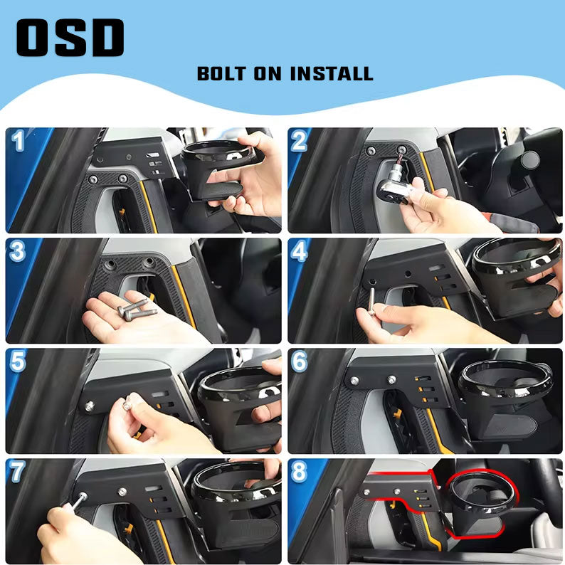 OSD Grab Handle Cup Holders - 2021+ Bronco