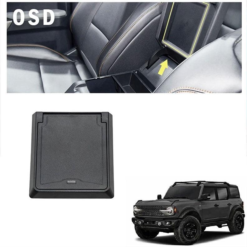 OSD Simple Hidden Storage Box for Center Console Lid - 2021+ Bronco - StickerFab