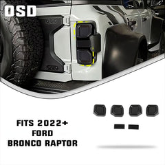 OSD Smoked Acrylc Tail Light Overlays - 2022+ Bronco Raptor