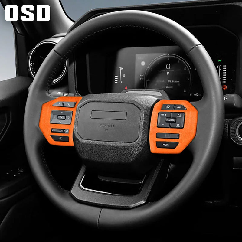 OSD Alcantara Steering Wheel Switch Trim - 2024+ Land Cruiser