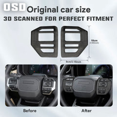 OSD Alcantara Steering Wheel Switch Trim - 2024+ Land Cruiser