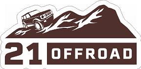 21 Offroad 4" Retro Sticker - Universal - StickerFab