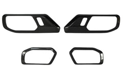 21 Offroad ABS Interior Door Handle Trim (Carbon Hydrographics) - 2021+ Bronco 4 Door - StickerFab