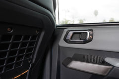 21 Offroad ABS Interior Door Handle Trim (Carbon Hydrographics) - 2021+ Bronco 4 Door - StickerFab