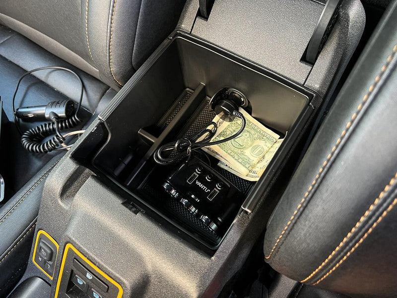 21 Offroad Center Console Double Bin Organizer - 2021+ Bronco - StickerFab