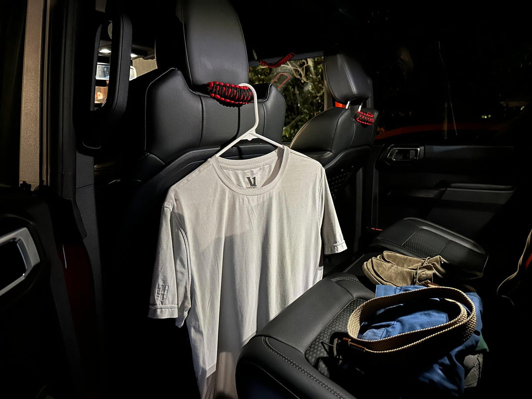 21 Offroad Headrest Paracord Wrapped Grab Handles (Pair) - 2021+ Bronco 2 / 4 Door - StickerFab