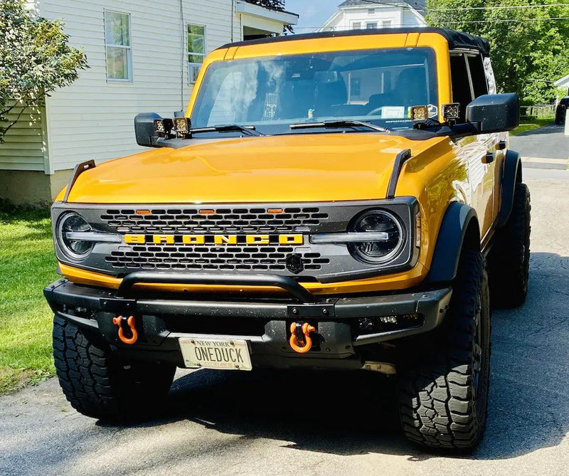 21 Offroad Mini Bull Bar - 2021+ Bronco w/ Modular HD Bumper - StickerFab