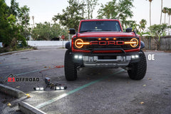 21 Offroad R Style Dual Output Fog Light Kit for HD OEM Modular Steel Bumper - 2021+ Bronco - StickerFab