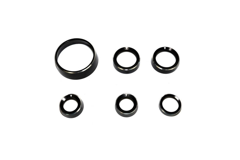 21 Offroad V2 CNC Aluminum Knob Set (6 pc, AC, GOAT Mode, Headlight Dial) - 2021+ Bronco - StickerFab