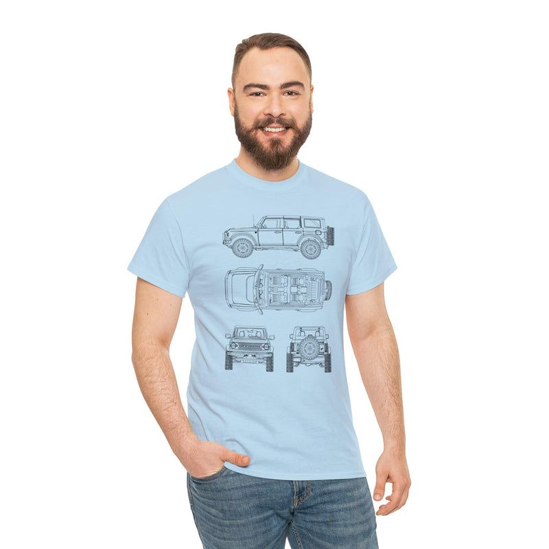 6th Gen Blueprints Shirt - StickerFab