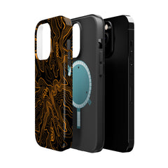 iPhone Magsafe Case - Badlands Topographic Design