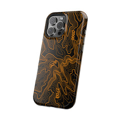 iPhone Magsafe Case - Badlands Topographic Design