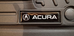 2x Domed Acura Emblem Inserts for Weathertech Floor Mats - StickerFab