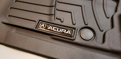 2x Domed Acura Emblem Inserts for Weathertech Floor Mats - StickerFab