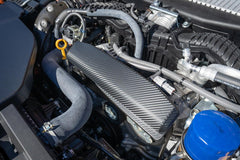 3D Carbon Alternator Pully Cover Overlay fits 2022+ Subaru WRX - StickerFab