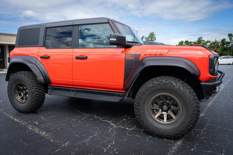 3D Carbon B Pillar Protection Kit - 2021+ Bronco 4 Door - StickerFab