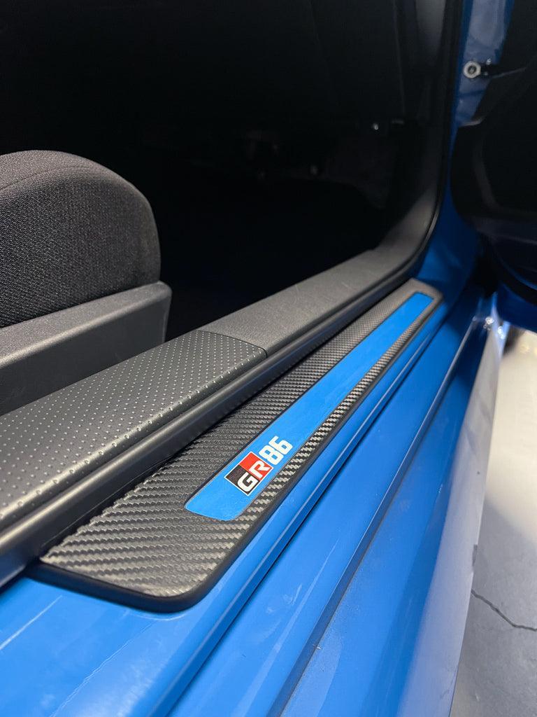 3D Carbon Door Sill Overlay Part 1 (Lower) - 2022+ BRZ / GR86 - StickerFab