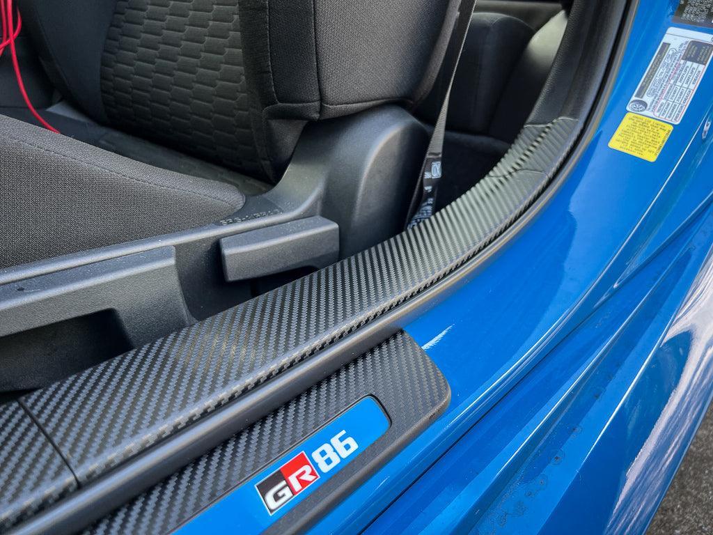 Noble Upper Door Sill Overlays 2022-2023 Subaru BRZ / Toyota GR86