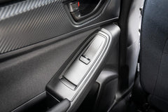 3D Carbon Door Switch Panel Overlays (Front / Rear) - 2022+ Subaru WRX - StickerFab