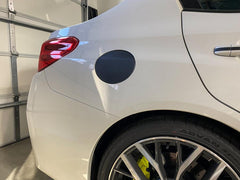 3D Carbon Fuel Door Cover - 2015-2020 WRX / STI - StickerFab