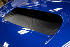 3D Carbon Hood Scoop Overlay fits 2008-2014 WRX / STI - StickerFab