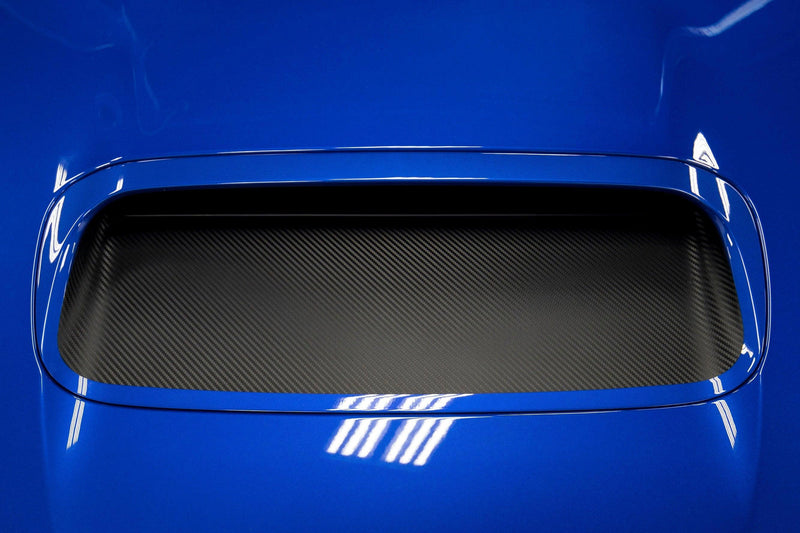 3D Carbon Hood Scoop Overlay fits 2008-2014 WRX / STI - StickerFab