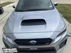 3D Carbon Hood Scoop Overlay for 2015-2021 Subaru WRX / STI - StickerFab