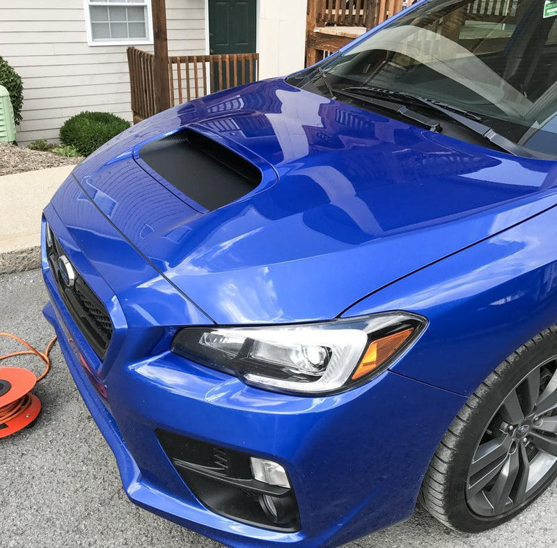 3D Carbon Hood Scoop Overlay for 2015-2021 Subaru WRX / STI - StickerFab