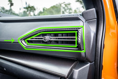 3D Carbon Outer AC Vent Overlays fits 2022+ Subaru WRX - StickerFab
