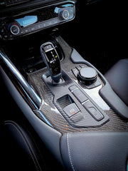 3D Carbon Shifter Trim Panel Overlay - 2020+ Supra - StickerFab