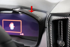 3D Carbon Speedometer Outer Trim Overlays (Front) - 2022+ WRX - StickerFab