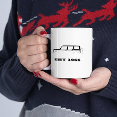 4 Door Est 1966 Ceramic Mug 11oz - StickerFab