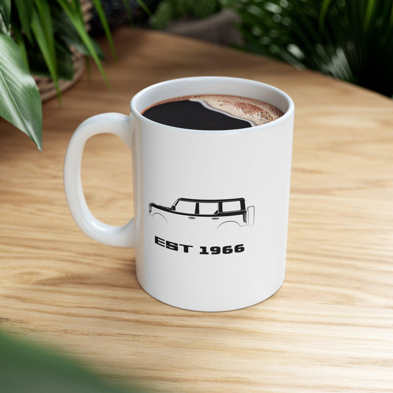 4 Door Est 1966 Ceramic Mug 11oz - StickerFab