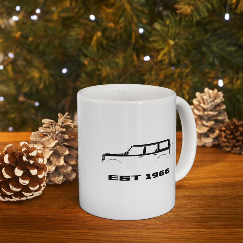 4 Door Est 1966 Ceramic Mug 11oz - StickerFab